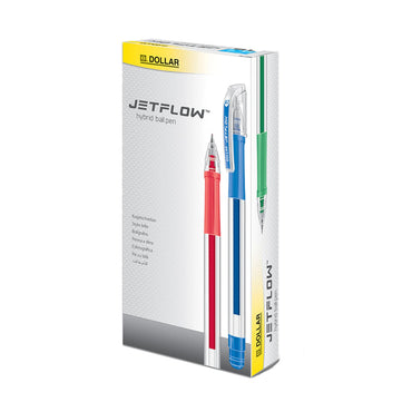 Dollar Ball Pen Jetflow - Red (pack of 12) The Stationers